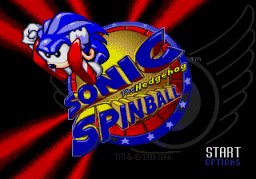 Sonic Spinball (SMD)   © Sega 1993    1/4