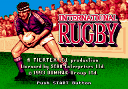 International Rugby (SMD)   © Domark 1993    1/3