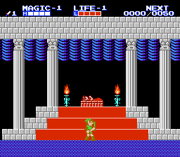 Zelda II: The Adventure Of Link (NES)   © Nintendo 1988    2/3