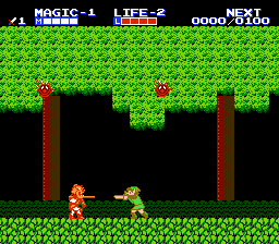 Zelda II: The Adventure Of Link (NES)   © Nintendo 1988    3/3