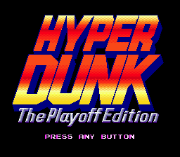 Hyper Dunk: The Playoff Edition (SMD)   © Konami 1994    1/3