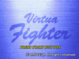 Virtua Fighter (32X)   © Sega 1995    6/8