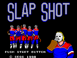 Slap Shot (1990) (SMS)   © Sega 1990    1/3