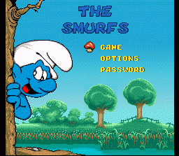 The Smurfs   © Infogrames 1994   (SNES)    1/3
