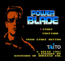 Power Blade (NES)   © Taito 1991    1/3