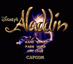 Aladdin (Capcom)   © Capcom 1993   (SNES)    1/5