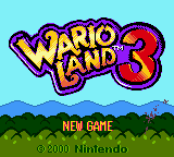 Wario Land 3 (GBC)   © Nintendo 2000    1/3