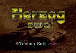 Herzog Zwei   © Technosoft 1988   (SMD)    1/4