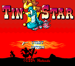 Tin Star (SNES)   © Nintendo 1994    1/3