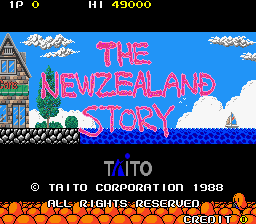 The New Zealand Story (ARC)   © Taito 1988    1/2