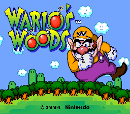 Wario's Woods   © Nintendo 1994   (SNES)    1/3