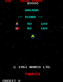 Galaga (ARC)   © Namco 1981    1/3