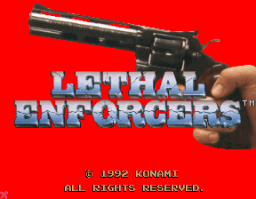 Lethal Enforcers (ARC)   © Konami 1992    1/5