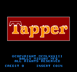 Tapper (ARC)   © Bally Midway 1983    1/2