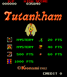 Tutankham (ARC)   © Konami 1982    1/3