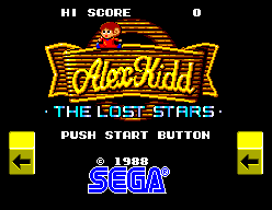 Alex Kidd: The Lost Stars (SMS)   © Sega 1988    1/6