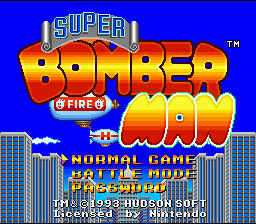 Super Bomberman (SNES)   © Hudson 1993    1/5