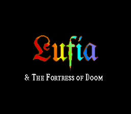 Lufia & The Fortress Of Doom (SNES)   © Taito 1993    1/4