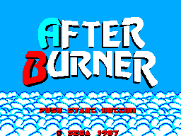 After Burner   © Activision 1988   (SMS)    1/9