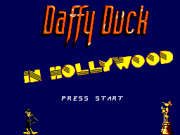 Daffy Duck In Hollywood (SMS)   © Sega 1994    1/3