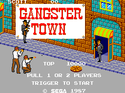 Gangster Town (SMS)   © Sega 1987    1/6