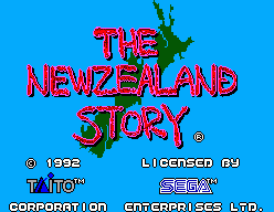 The New Zealand Story (SMS)   © TecMagik 1992    1/3