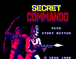 Secret Command (SMS)   © Sega 1986    1/3