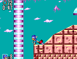 Sonic The Hedgehog 2 (SMS) &nbsp; &copy; Sega 1992 &nbsp;  7/12