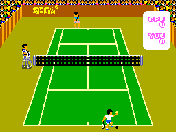 Super Tennis (SMS)   © Sega 1986    2/9