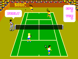 Super Tennis (SMS)   © Sega 1986    3/9