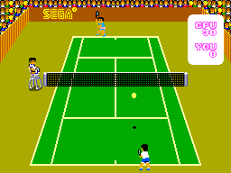 Super Tennis (SMS)   © Sega 1986    4/9