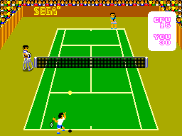 Super Tennis (SMS)   © Sega 1986    6/9