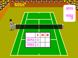 Super Tennis (SMS)   © Sega 1986    9/9