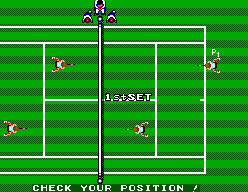 Tennis Ace (SMS)   © Sega 1989    2/3