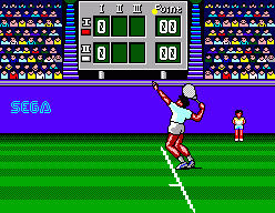 Tennis Ace (SMS)   © Sega 1989    3/3