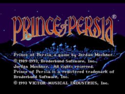 Prince Of Persia (MCD)   © Sega 1993    1/4