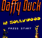 Daffy Duck In Hollywood (GG)   © Sega 1993    1/2