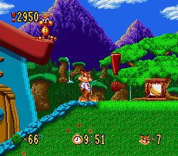 Bubsy In Claws Encounters Of The Furred Kind (SMD)   © Accolade 1993    3/4