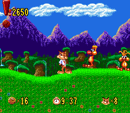 Bubsy In Claws Encounters Of The Furred Kind (SMD)   © Accolade 1993    4/4