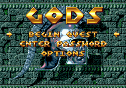Gods (SMD)   © Accolade 1992    1/3