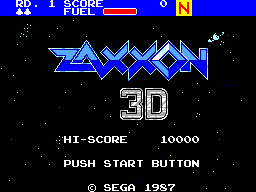 Zaxxon 3D (SMS)   © Sega 1987    1/3