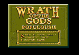 Populous II: Trials Of The Olympian Gods (SMD)   © Virgin 1993    1/3