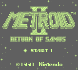 Metroid II: Return Of Samus (GB)   © Nintendo 1991    1/3