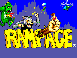 Rampage (SMS)   © Sega 1988    1/3