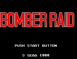 Bomber Raid (SMS)   © Sega 1988    1/3