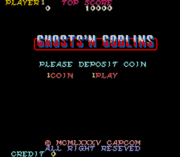 Ghosts 'N Goblins (ARC)   © Capcom 1985    1/8