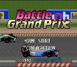Battle Grand Prix (SNES)   © Naxat Soft 1992    1/3