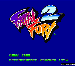 Fatal Fury 2 (SNES)   © Takara 1993    1/3