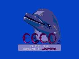 Ecco The Dolphin (SMS)   © Sega 1993    1/3