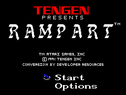 Rampart (SMS)   © Tengen 1991    1/3